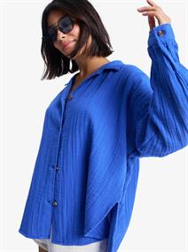 ROXY Morning Time – Oversize-Langarmshirt für Damen