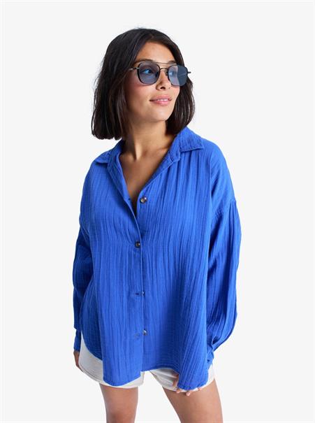 ROXY Morning Time – Oversize-Langarmshirt für Damen