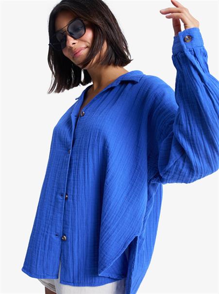 ROXY Morning Time – Oversize-Langarmshirt für Damen