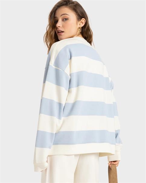 Roxy Strictly Stripes - Crew Neck Sweatshirt for Women