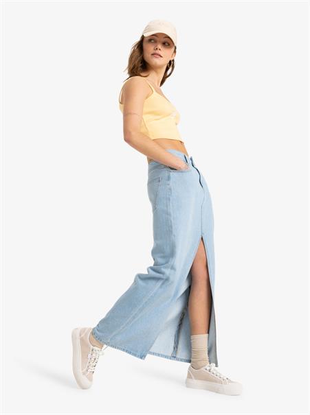 Roxy Sun Winds - Long Denim Skirt for Women