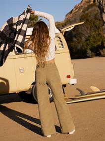 Roxy Surf On Cloud - Women Fixed Waist Non-Denim Pants
