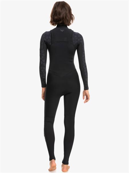 ROXY Swell Series 4/3mm Dames wetsuit met Chest Zip