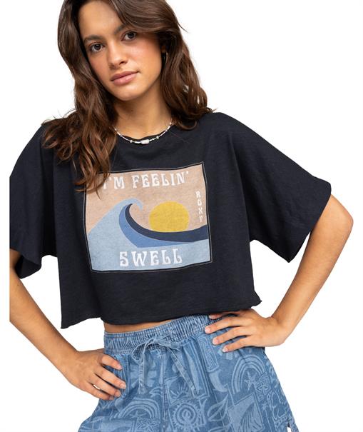 Roxy Tiki & Surf - Oversized T-Shirt for Women