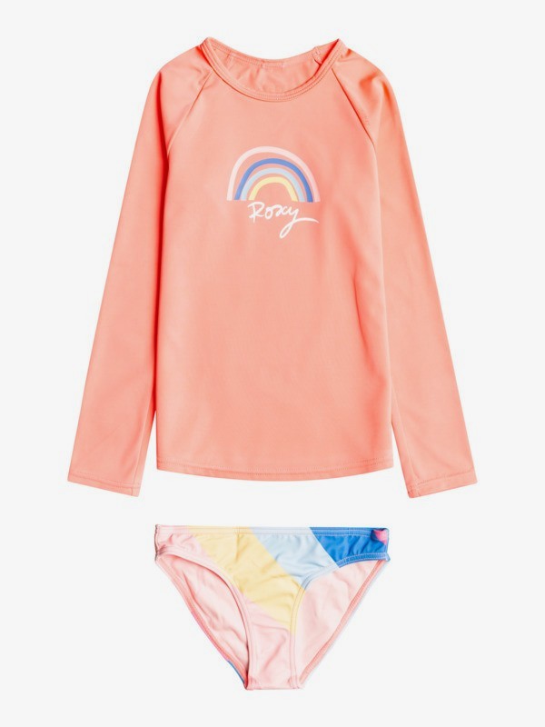 ROXY Touch Of Rainbow - Rash Guard Set met Lange Mouw voor Meisjes 2-7