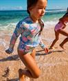 ROXY Tropical Story – Einteiliger Rashguard mit langen Ärmeln für Mädchen von 2 bis 7
