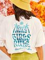 Roxy X Call to the ocean BACKSIDE SUN B - Dames T-shirt short