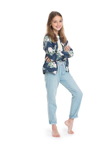 Roxy Yeah Bali Baby - Relaxed Fit Jeans for Girls 4-16