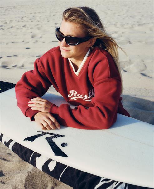 Rusty Rail Logo - Fleece sweater for women