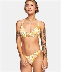 RVCA Avant Gardner - Bikinitop met een hoge T-halslijn voor Dames