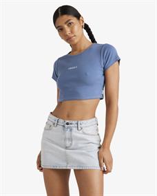 RVCA Buzzed - Cropped T-shirt met korte mouwen voor dames