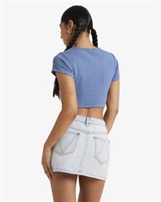 RVCA Buzzed - Cropped T-shirt met korte mouwen voor dames