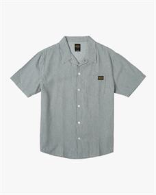 RVCA Day Shift Stripe - Short Sleeve Shirt for Men