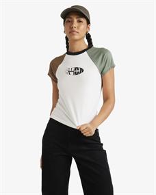 RVCA Dome Shrunken - T-shirt met korte mouwen voor dames