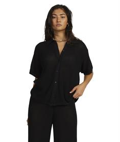 RVCA Fade Holiday - Knit Button-Up Top for Women