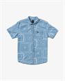 RVCA Frame Chambray - overhemd met korte mouwen voor heren