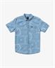 RVCA Frame Chambray - overhemd met korte mouwen voor heren