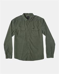 RVCA FREEMAN CORD LS - Heren overhemd long