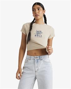 RVCA Good Day - Cropped T-shirt met korte mouwen voor dames
