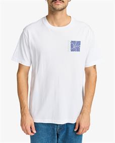 RVCA Hibiscus Stamp - T-shirt met korte mouwen voor heren