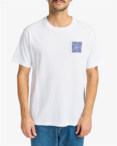 RVCA Hibiscus Stamp - T-shirt met korte mouwen voor heren