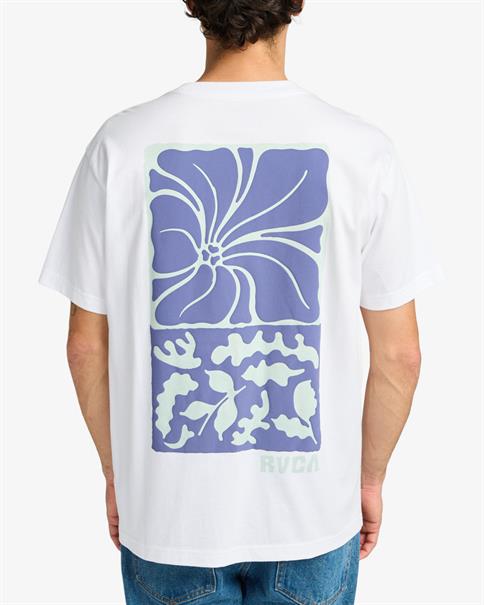 RVCA Hibiscus Stamp - T-shirt met korte mouwen voor heren