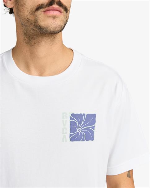 RVCA Hibiscus Stamp - T-shirt met korte mouwen voor heren