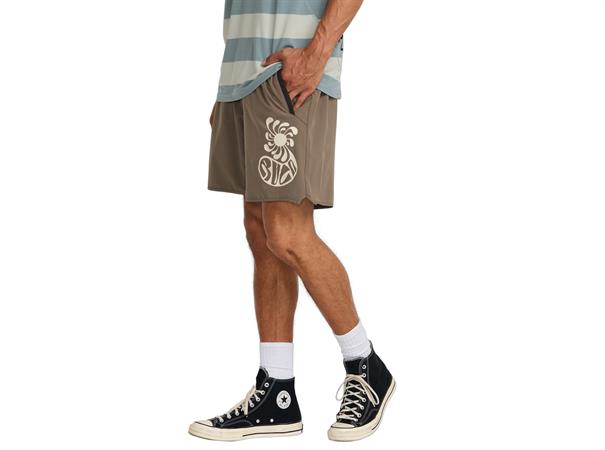 RVCA Lauryn 17" - Elastic Waist Walkshorts for Men
