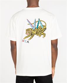 RVCA Matt Leines Ml Tiger - T-shirt voor Heren