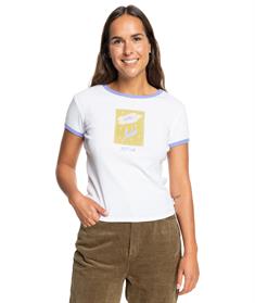 RVCA Monceaux Ringer - Women Outdoor Lifestyle Short Sl