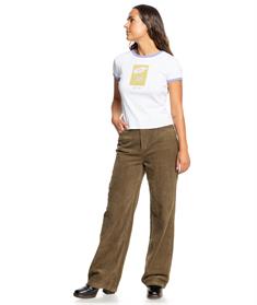 RVCA Monceaux Ringer - Women Outdoor Lifestyle Short Sl