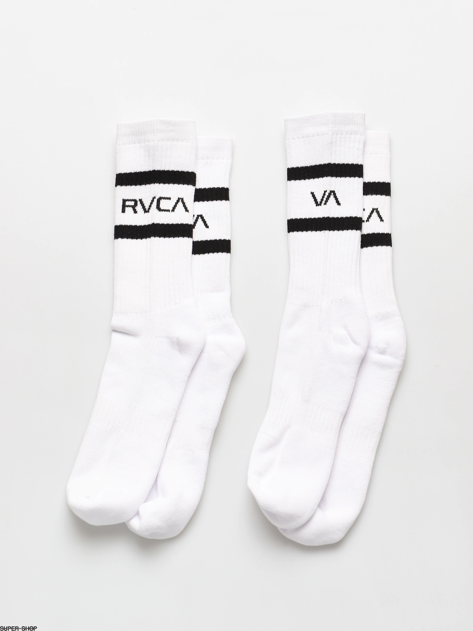 RVCA Striped - Halfhoge sokken [set met 2 paar] voor Heren