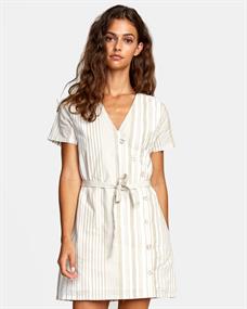 RVCA TOUCH - SHORT SLEEVE MINI DRESS FOR WOME