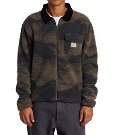 RVCA Walker Sherpa Jacket - Men Outdoor Lifestyle Full