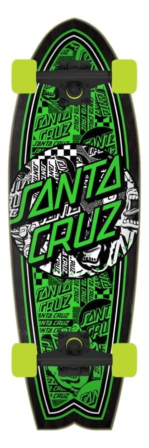Santa cruz Flier Collage Dot - Cruiser skateboard