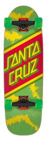 Santa cruz Rasta Tie Dye cruiser skateboard