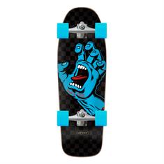 Santa cruz Screaming Hand Check Surf Skate Carver 9.8 x 30.2'