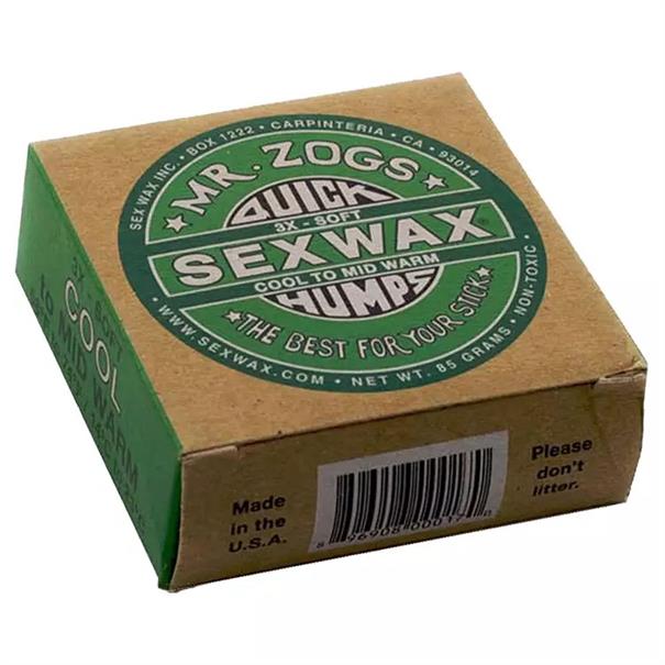 sex wax Green - Cool to Mid Warm 14C-23C