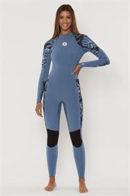 SISSTREVOLUTION 3/2mm Print Back Zip - Dames Wetsuit