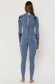 SISSTREVOLUTION 3/2mm Print Back Zip - Dames Wetsuit