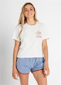 SISSTREVOLUTION Hibiscus - Womens Surf Lifestyle Short Sleeve T-sh