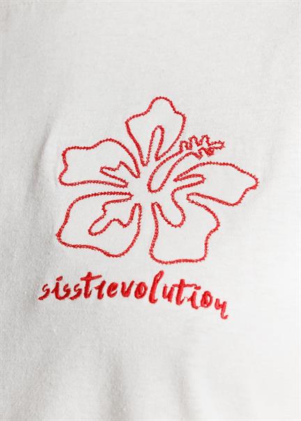 SISSTREVOLUTION Hibiscus - Womens Surf Lifestyle Short Sleeve T-sh