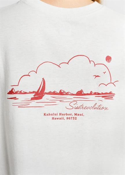 SISSTREVOLUTION Hibiscus - Womens Surf Lifestyle Short Sleeve T-sh