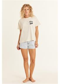SISSTREVOLUTION Retro Beach - Womens Short Sleeve Boyfriend T-shir