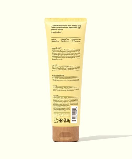 Sun Bum Revitalizing Hair Mask Tube 177ml - Surf Hair Care