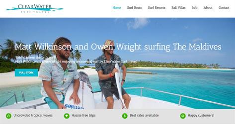 Surf Travel Partnership met Clearwater Surftravel