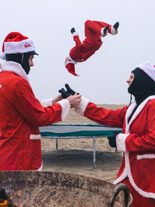 Surfing santa's 1