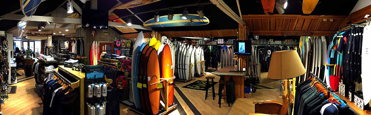 Surfshop verkoper