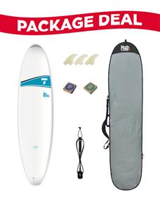 Tahe (BIC) 7'3 Mini-Malibu Surf Package Deal