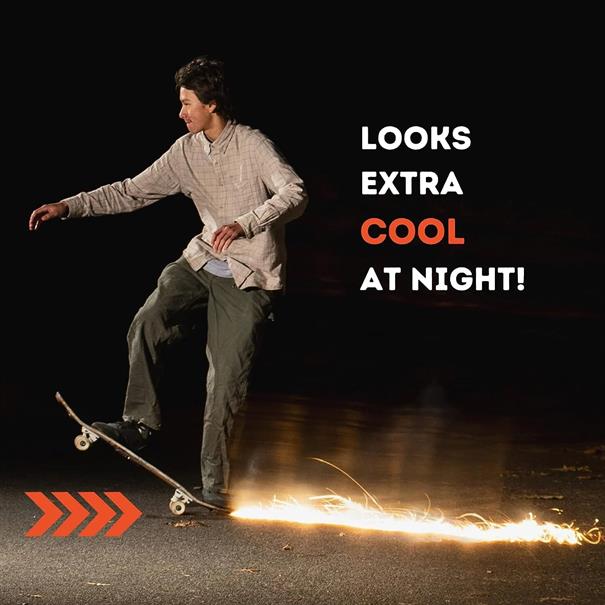 TAIL DEVIL Skateboard Spark Plate